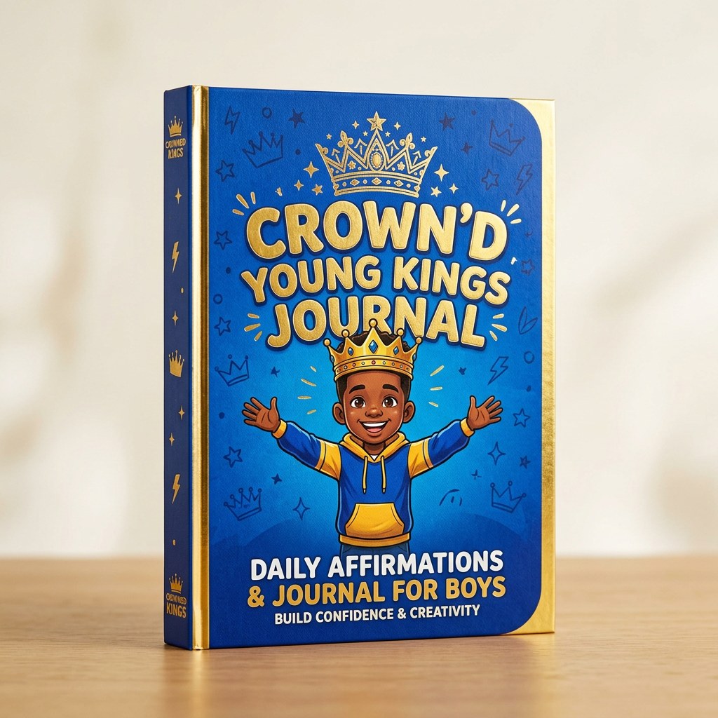 Crown'd Young Kings Journal for Boys